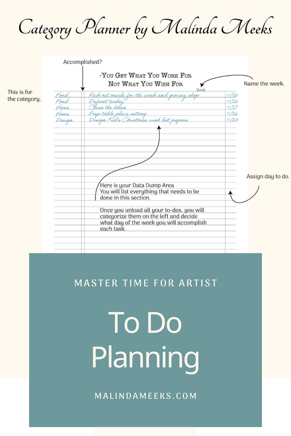 Master Time for Artist: To Dos