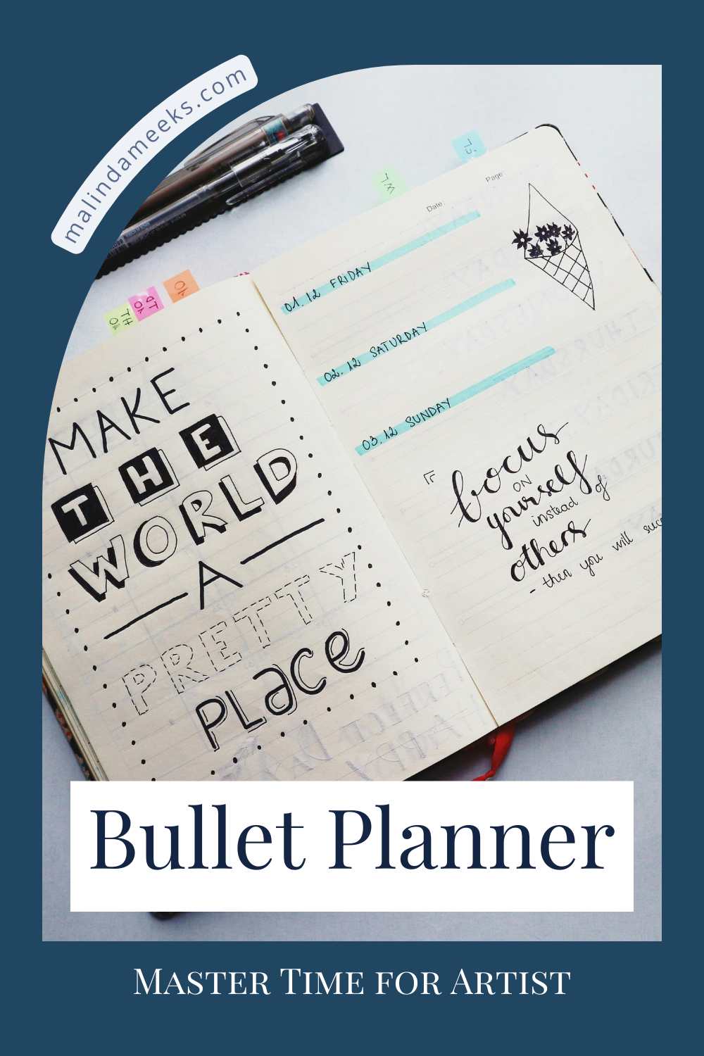 Master Time for Artist: Bullet Planner